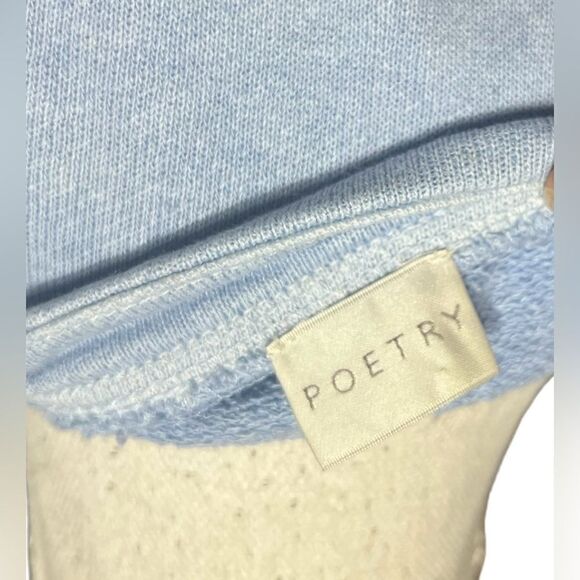 Poetry Hemp & Organic Cotton Chambray Blue Jersey Jacket - Picture 5 of 6